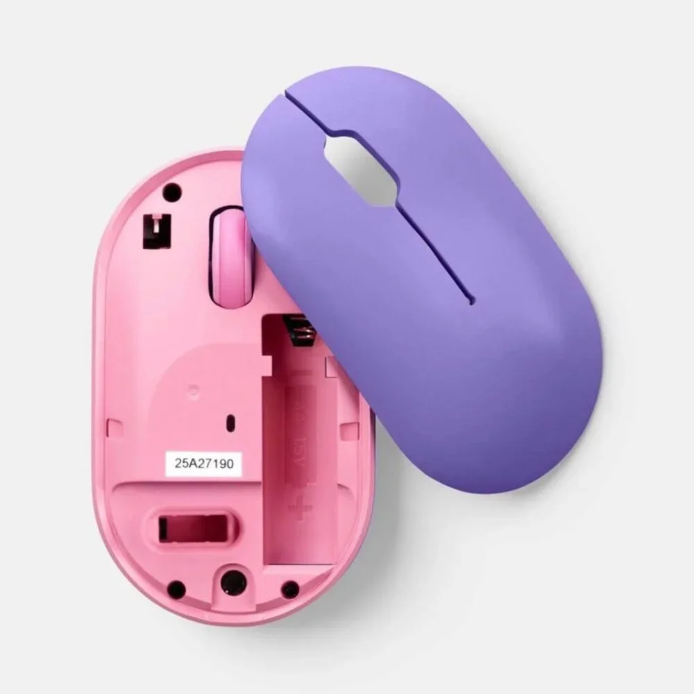 Bluetooth Mouse-Purple-USB A Connections-heyday